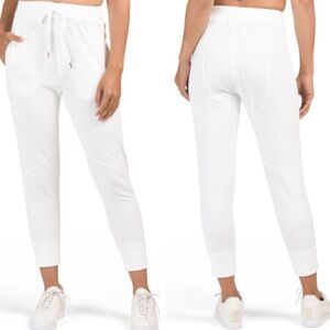 YOUNG FABULOUS & BROKE NWT VENICE JOGGER PANTS WHITE SMALL